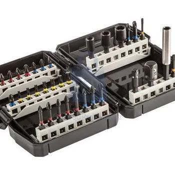 Bit Sada rázových bitů a hlavic v krabičce, GRAPHITE 36 ks, balení 1 sada