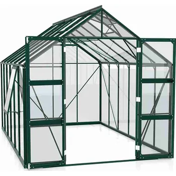 Skleník Zahradní skleník VITAVIA OLYMP 9900, čiré sklo 3 mm, zelený Varianta: skleník VITAVIA OLYMP 9900 čiré sklo 3 mm zelený LG3814