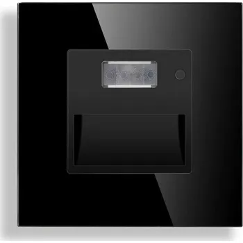 Venkovní osvětlení Podlahové světlo + PIR sensor, 1,5W, 240V, černá barva