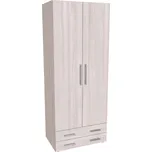 Skříň RIO 80 Varianta: Police, Dekor: Jasan šedý