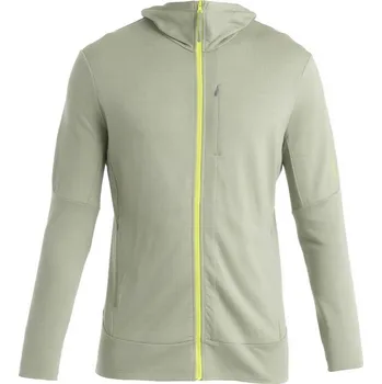 Pánská mikina ICEBREAKER Mens Merino 260 Quantum IV LS Zip Hoodie, Lichen (vzorek) velikost: M