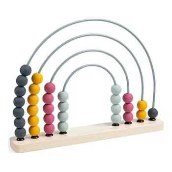 Dřevěná hračka Bigjigs Toys Dřevěné počítadlo Duha