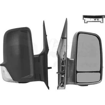 Auto zrcátko Vnější zpětné zrcátko VAN WEZEL 3077812