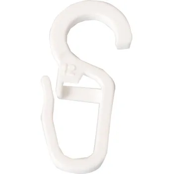 Záclona háček záclon. PH BÍ 24.01.10 velký (10ks)