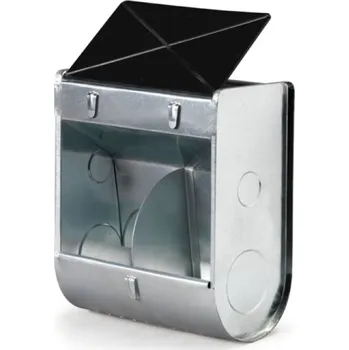 krmítko pro hospodářská zvířata Krmítko závěsné pro králíky, krmný automat 2-místný, pozink/plastové v