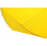 Barevné papíry slunečně žluté - 20 listů A4 - 130g