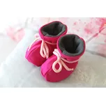 AMÁLKA Zateplené bačkůrky, malinové Velikost: 68-80