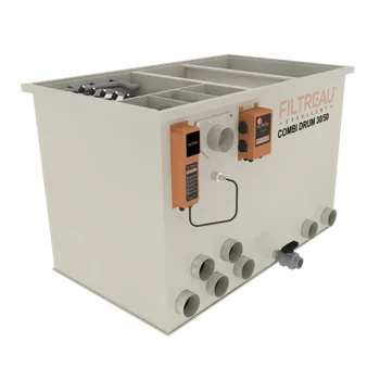 Jezírková filtrace Filtreau Excellent Combi Drum 30/50 Zapojení: Gravitační zapojení