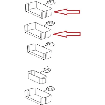 Příslušenství pro lednici MAN64890005 - Přihrádka pro chladničku LG