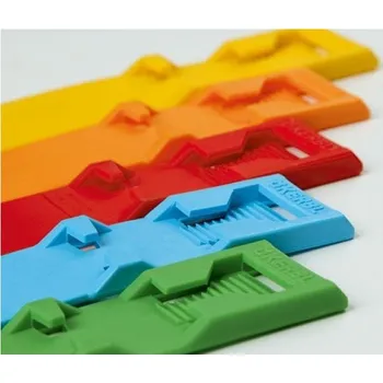 Páska na nohy plastová EURO - délka 37 cm Barva: žlutá