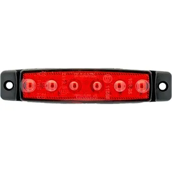 Přídavný světlomet Carbest LED boční obrysové světlo Carbest Červená