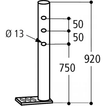 krmítko pro hospodářská zvířata Podstavec pro žlaby a objemová koryta Suevia