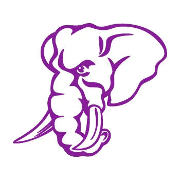 Samolepící dekorace Slon 026 levá hlava (14 - fialová) SAMOLEPKA NA AUTO, NÁLEPKA, FÓLIE, POLEP, TUNING, VLASTNÍ TEXT, TISK, AUTOSAMOLEPKY.cz, POLEPY, OBRÁZEK, LOGO, 3D STICKERS