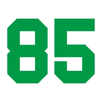 Polep vozidla Startovní číslo 85 (12 - zelená) SAMOLEPKA NA AUTO, NÁLEPKA, FÓLIE, POLEP, TUNING, VLASTNÍ TEXT, TISK, AUTOSAMOLEPKY.cz, POLEPY, OBRÁZEK, LOGO, 3D STICKERS