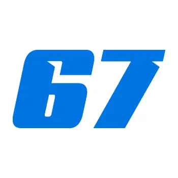 Polep vozidla SAMOLEPKA Startovní číslo 67 typ 6 (11 - modrá oceán) NA AUTO, NÁLEPKA, FÓLIE, POLEP, TUNING, VLASTNÍ TEXT, TISK, AUTOSAMOLEPKY.cz, POLEPY, OBRÁZEK, LOGO, SAMOLEPKY