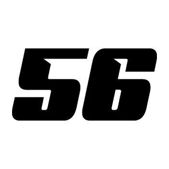Polep vozidla Startovní číslo 56 typ 6 (01 - černá) SAMOLEPKA NA AUTO, NÁLEPKA, FÓLIE, POLEP, TUNING, VLASTNÍ TEXT, TISK, AUTOSAMOLEPKY.cz, POLEPY, OBRÁZEK, LOGO, 3D STICKERS