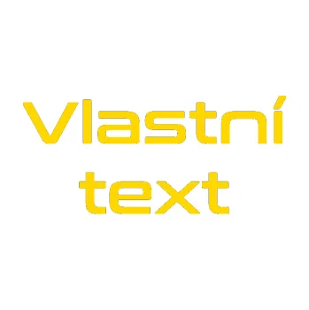 Polep vozidla SAMOLEPKA Vlastní text - Conthrax (13 - jasně žlutá) NA AUTO, NÁLEPKA, FÓLIE, POLEP, TUNING, VLASTNÍ TEXT, TISK, AUTOSAMOLEPKY.cz, POLEPY, OBRÁZEK, LOGO, SAMOLEPKY