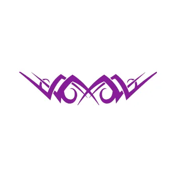 Polep vozidla Tetování 084 (14 - fialová) SAMOLEPKA NA AUTO, NÁLEPKA, FÓLIE, POLEP, TUNING, VLASTNÍ TEXT, TISK, AUTOSAMOLEPKY.cz, POLEPY, OBRÁZEK, LOGO, 3D STICKERS