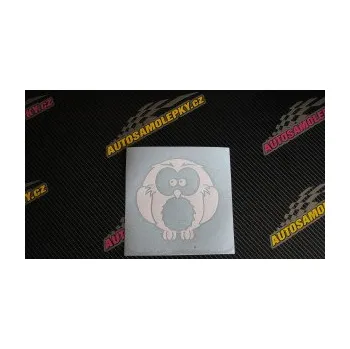 Samolepící dekorace SAMOLEPKA Sova 001 dětský motiv (10 - červená) NA AUTO, NÁLEPKA, FÓLIE, POLEP, TUNING, VLASTNÍ TEXT, TISK, AUTOSAMOLEPKY.cz, POLEPY, OBRÁZEK, LOGO, SAMOLEPKY