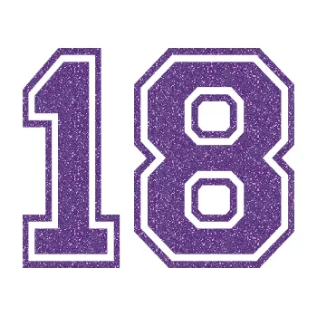 Polep vozidla SAMOLEPKA Startovní číslo 18 typ 4 (87 - Ultra Metalic fialová) NA AUTO, NÁLEPKA, FÓLIE, POLEP, TUNING, VLASTNÍ TEXT, TISK, AUTOSAMOLEPKY.cz, POLEPY, OBRÁZEK, LOGO, SAMOLEPKY