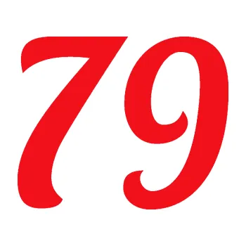 Polep vozidla Startovní číslo 79 typ 3 (10 - červená) SAMOLEPKA NA AUTO, NÁLEPKA, FÓLIE, POLEP, TUNING, VLASTNÍ TEXT, TISK, AUTOSAMOLEPKY.cz, POLEPY, OBRÁZEK, LOGO, 3D STICKERS