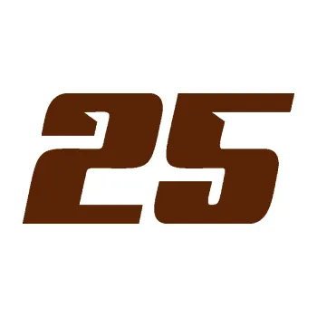 Polep vozidla Startovní číslo 25 typ 6 (15 - hnědá) SAMOLEPKA NA AUTO, NÁLEPKA, FÓLIE, POLEP, TUNING, VLASTNÍ TEXT, TISK, AUTOSAMOLEPKY.cz, POLEPY, OBRÁZEK, LOGO, 3D STICKERS