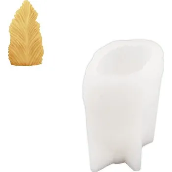 kreativní sada Manumi Silikonová forma na odlévání kreativní hmoty list 103x73x167mm