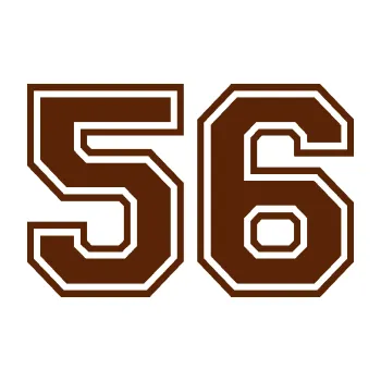 Polep vozidla Startovní číslo 56 typ 4 (15 - hnědá) SAMOLEPKA NA AUTO, NÁLEPKA, FÓLIE, POLEP, TUNING, VLASTNÍ TEXT, TISK, AUTOSAMOLEPKY.cz, POLEPY, OBRÁZEK, LOGO, 3D STICKERS