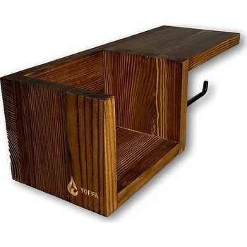 Sada koupelnových doplňků Yoffa Držák na toaletní papír s úložným prostorem