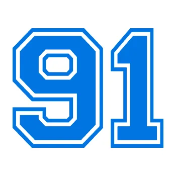 Polep vozidla Startovní číslo 91 typ 4 (11 - modrá oceán) SAMOLEPKA NA AUTO, NÁLEPKA, FÓLIE, POLEP, TUNING, VLASTNÍ TEXT, TISK, AUTOSAMOLEPKY.cz, POLEPY, OBRÁZEK, LOGO, 3D STICKERS