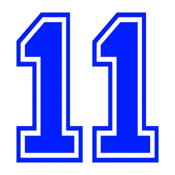 Polep vozidla SAMOLEPKA Startovní číslo 11 typ 4 (19 - modrá dynamic) NA AUTO, NÁLEPKA, FÓLIE, POLEP, TUNING, VLASTNÍ TEXT, TISK, AUTOSAMOLEPKY.cz, POLEPY, OBRÁZEK, LOGO, SAMOLEPKY