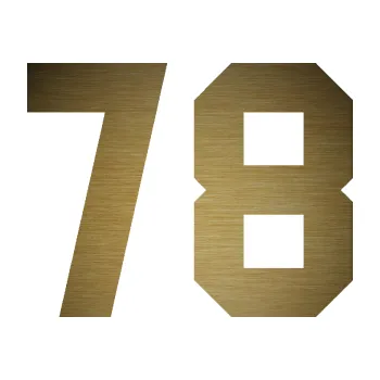 Polep vozidla Startovní číslo 78 (64 - škrábaný kov zlatý) SAMOLEPKA NA AUTO, NÁLEPKA, FÓLIE, POLEP, TUNING, VLASTNÍ TEXT, TISK, AUTOSAMOLEPKY.cz, POLEPY, OBRÁZEK, LOGO, 3D STICKERS