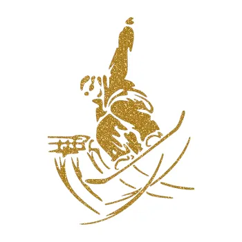 Samolepicí dekorace na vozidlo Snowboard 017 levá (92 - Ultra Metalic zlatá) SAMOLEPKA NA AUTO, NÁLEPKA, FÓLIE, POLEP, TUNING, VLASTNÍ TEXT, TISK, AUTOSAMOLEPKY.cz, POLEPY, OBRÁZEK, LOGO, 3D STICKERS