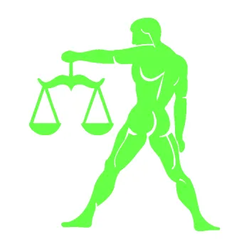 Samolepící dekorace Váhy 004 levá (71 - Fluorescentní zelená) SAMOLEPKA NA AUTO, NÁLEPKA, FÓLIE, POLEP, TUNING, VLASTNÍ TEXT, TISK, AUTOSAMOLEPKY.cz, POLEPY, OBRÁZEK, LOGO, 3D STICKERS