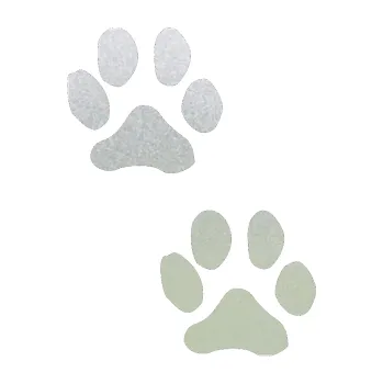 samolepka Tlapky 001 (60 - pískované sklo) SAMOLEPKA NA AUTO, NÁLEPKA, FÓLIE, POLEP, TUNING, VLASTNÍ TEXT, TISK, AUTOSAMOLEPKY.cz, POLEPY, OBRÁZEK, LOGO, 3D STICKERS