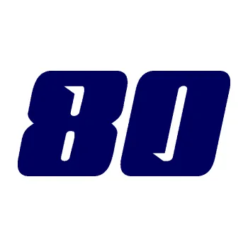 Polep vozidla Startovní číslo 80 typ 6 (23 - tmavě modrá) SAMOLEPKA NA AUTO, NÁLEPKA, FÓLIE, POLEP, TUNING, VLASTNÍ TEXT, TISK, AUTOSAMOLEPKY.cz, POLEPY, OBRÁZEK, LOGO, 3D STICKERS
