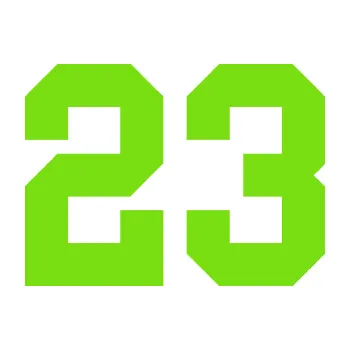 Polep vozidla Startovní číslo 23 (04 - zelená kawasaki) SAMOLEPKA NA AUTO, NÁLEPKA, FÓLIE, POLEP, TUNING, VLASTNÍ TEXT, TISK, AUTOSAMOLEPKY.cz, POLEPY, OBRÁZEK, LOGO, 3D STICKERS