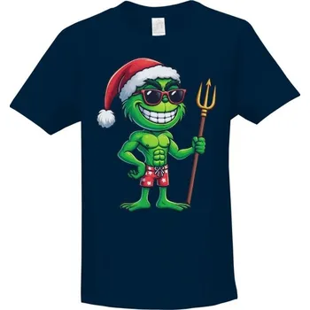 Chlapecké tričko Tričko s potiskem Grinch v plavkách a čepici dětské