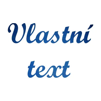 Polep vozidla Vlastní text - Script MT (65 - škrábaný kov modrý) SAMOLEPKA NA AUTO, NÁLEPKA, FÓLIE, POLEP, TUNING, VLASTNÍ TEXT, TISK, AUTOSAMOLEPKY.cz, POLEPY, OBRÁZEK, LOGO, 3D STICKERS