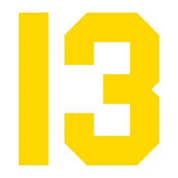 Polep vozidla Startovní číslo 13 (13 - jasně žlutá) SAMOLEPKA NA AUTO, NÁLEPKA, FÓLIE, POLEP, TUNING, VLASTNÍ TEXT, TISK, AUTOSAMOLEPKY.cz, POLEPY, OBRÁZEK, LOGO, 3D STICKERS