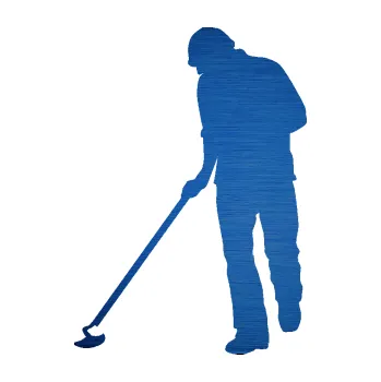 Samolepící dekorace SAMOLEPKA Zahradník 001 levá (65 - škrábaný kov modrý) NA AUTO, NÁLEPKA, FÓLIE, POLEP, TUNING, VLASTNÍ TEXT, TISK, AUTOSAMOLEPKY.cz, POLEPY, OBRÁZEK, LOGO, SAMOLEPKY