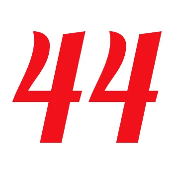 Polep vozidla SAMOLEPKA Startovní číslo 44 typ 3 (10 - červená) NA AUTO, NÁLEPKA, FÓLIE, POLEP, TUNING, VLASTNÍ TEXT, TISK, AUTOSAMOLEPKY.cz, POLEPY, OBRÁZEK, LOGO, SAMOLEPKY