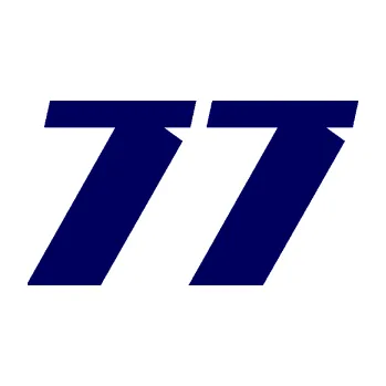 Polep vozidla Startovní číslo 77 typ 6 (23 - tmavě modrá) SAMOLEPKA NA AUTO, NÁLEPKA, FÓLIE, POLEP, TUNING, VLASTNÍ TEXT, TISK, AUTOSAMOLEPKY.cz, POLEPY, OBRÁZEK, LOGO, 3D STICKERS