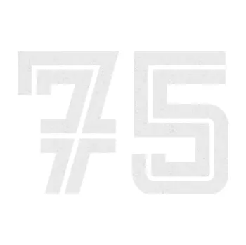 Polep vozidla Startovní číslo 75 typ 7 (84 - Ultra Metalic bílá) SAMOLEPKA NA AUTO, NÁLEPKA, FÓLIE, POLEP, TUNING, VLASTNÍ TEXT, TISK, AUTOSAMOLEPKY.cz, POLEPY, OBRÁZEK, LOGO, 3D STICKERS