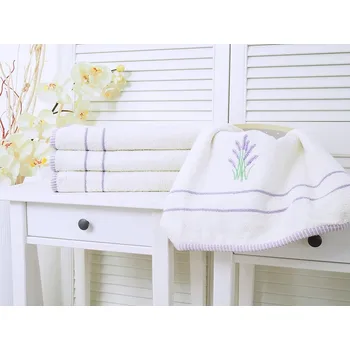 Osuška v krémovo-levandulové barvě 65x130 cm – B.E.S. ID_1562404