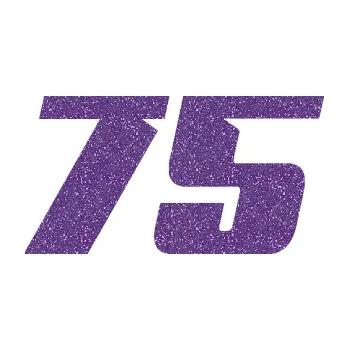 Polep vozidla SAMOLEPKA Startovní číslo 75 typ 6 (87 - Ultra Metalic fialová) NA AUTO, NÁLEPKA, FÓLIE, POLEP, TUNING, VLASTNÍ TEXT, TISK, AUTOSAMOLEPKY.cz, POLEPY, OBRÁZEK, LOGO, SAMOLEPKY