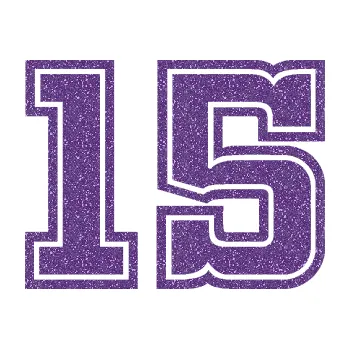Polep vozidla SAMOLEPKA Startovní číslo 15 typ 5 (87 - Ultra Metalic fialová) NA AUTO, NÁLEPKA, FÓLIE, POLEP, TUNING, VLASTNÍ TEXT, TISK, AUTOSAMOLEPKY.cz, POLEPY, OBRÁZEK, LOGO, SAMOLEPKY