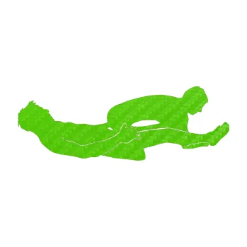 Polep vozidla Sexy siluety 029 (58 - 3D karbon zelený kawasaki) SAMOLEPKA NA AUTO, NÁLEPKA, FÓLIE, POLEP, TUNING, VLASTNÍ TEXT, TISK, AUTOSAMOLEPKY.cz, POLEPY, OBRÁZEK, LOGO, 3D STICKERS