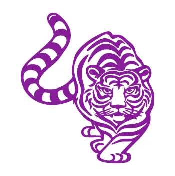 Polep vozidla SAMOLEPKA Tygr 011 pravá (14 - fialová) NA AUTO, NÁLEPKA, FÓLIE, POLEP, TUNING, VLASTNÍ TEXT, TISK, AUTOSAMOLEPKY.cz, POLEPY, OBRÁZEK, LOGO, SAMOLEPKY