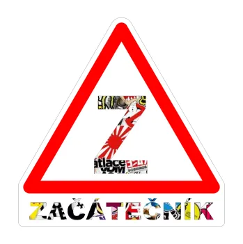 samolepka Začátečník barevný (83 - Sticker bomb) SAMOLEPKA NA AUTO, NÁLEPKA, FÓLIE, POLEP, TUNING, VLASTNÍ TEXT, TISK, AUTOSAMOLEPKY.cz, POLEPY, OBRÁZEK, LOGO, 3D STICKERS